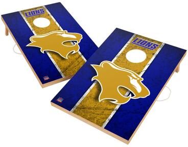 Skip's Garage Vintage Georgian Court Lions Regulation 2x4 Cornhole Set