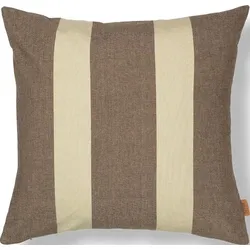 Strand Gartenkissen 50 x 50 cm braun-beige