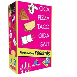 Katze, Pizza, Taco, Käse - Gesellschaftsspiel auf Ungarisch