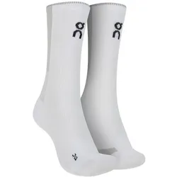 On Running, Herren, Sportsocken, Performance-Laufstrumpf Hoch (35 - 38), Weiss