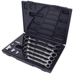 KS Tools 503.4560 Doppel-Ringschlüssel-Satz Schlüsselweite (Metrisch) 8 - 19 mm