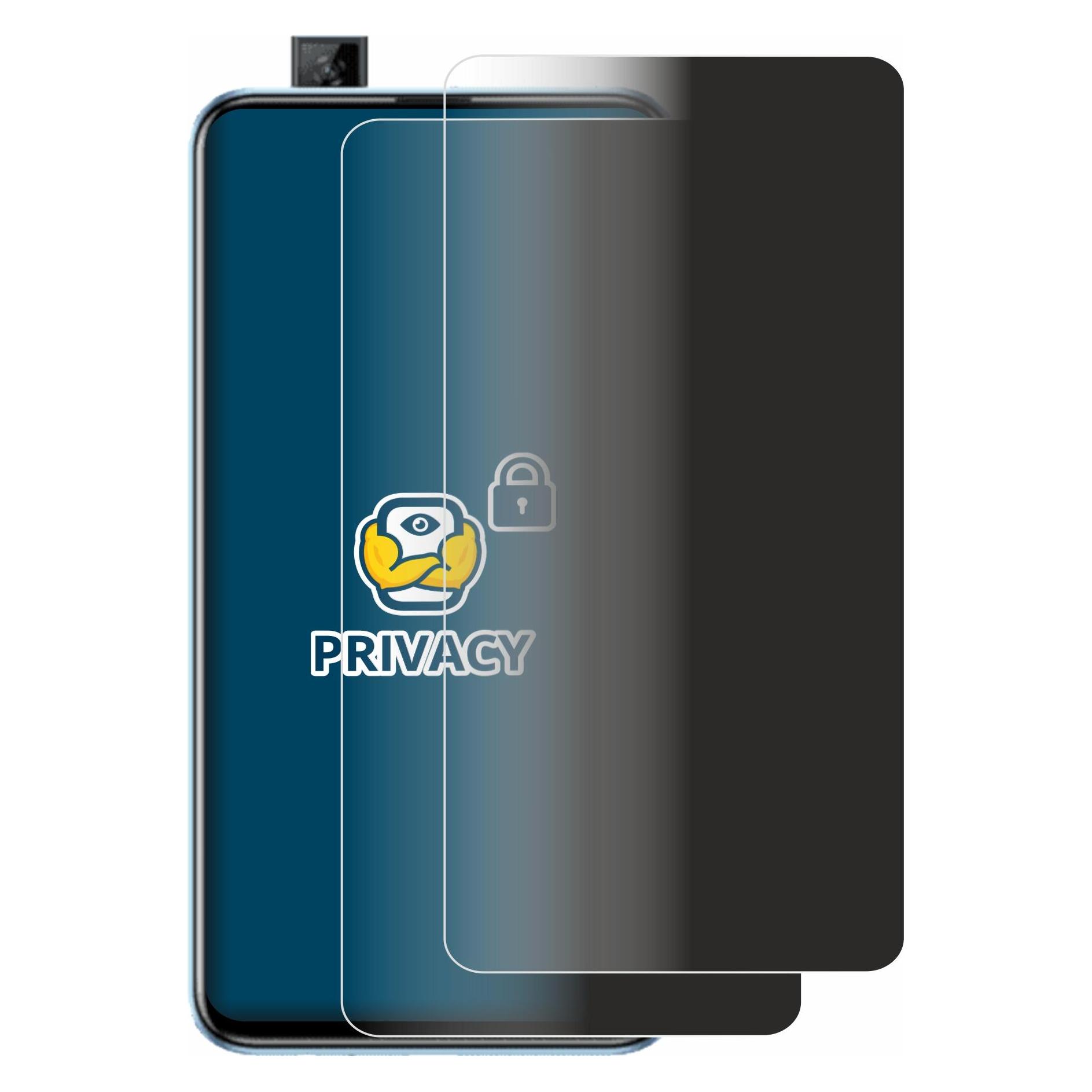 Brotect Sichtschutzfolie Anti-Spy Privacy Folie Blaulicht-Schutz (Huawei P Smart Pro (2019)) (4337364)