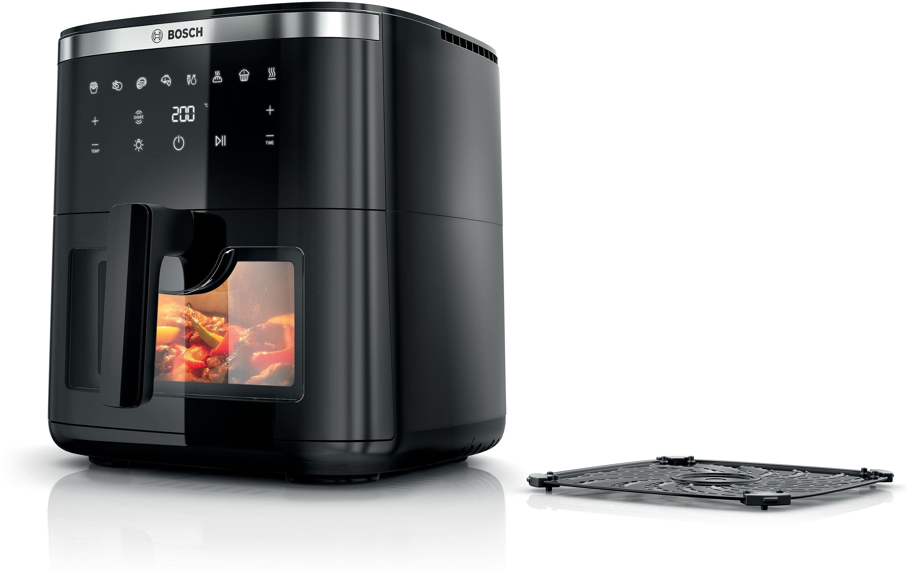 Bosch Serie 6 MAFS2671B Heißluftfritteuse 7,2 l 1800 W (Schwarz)
