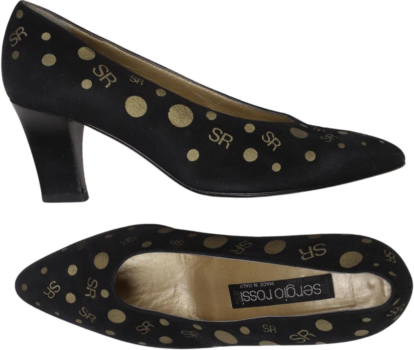 Sergio Rossi Damen Pumps, Mehrfarbig, Gr. EU 36.5, kein / Etikett - Second Hand