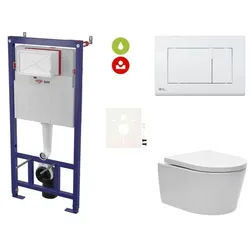 SAT Wand-WC Set für Vorwandmontage + SAT Brevis WC SIKOSSBR20KECO