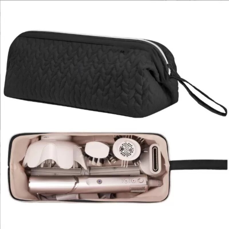 INF Reisetasche für Haartrockner und Lockenstab Schwarz