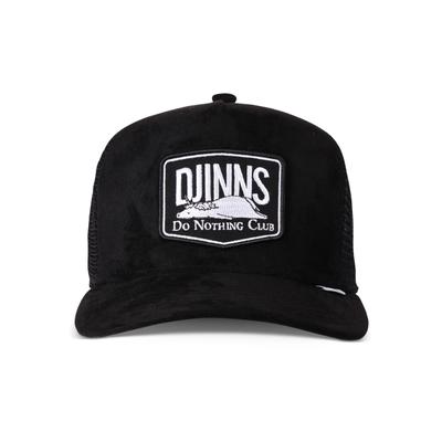 Trucker Cap DJINNS "Djinns Djinns HFT Cap DNC 3.0 Hairy Suede Trucker Caps", Herren, Gr. onesize, schwarz, 85% Polyester, 10% Baumwolle, 5% Elasthan, Caps