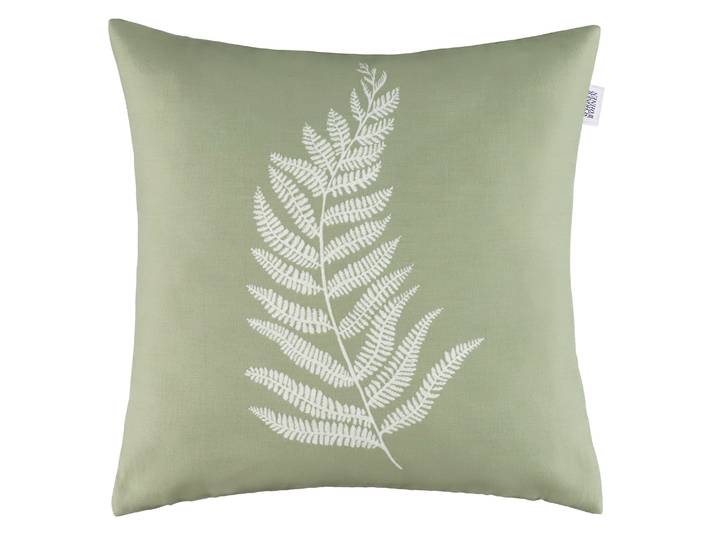 Dekokissen Viva , grün, B:45cm L:45cm, Obermaterial: 92% Baumwolle, 8% Polyester, SCHÖNER WOHNEN-KOLLEKTION, Dekokissen_Sitzkissen_Kissenhüllen, Dekokissen, im Naturlook