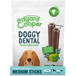 Edgard&Cooper Doggy Dental Apfel und Eukalyptus Hundesnack M 160 Gramm
