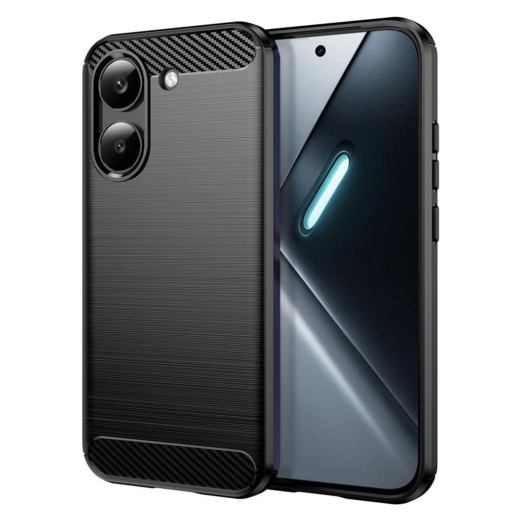 Techsuit - Carbon Silicone - Xiaomi Poco X8 Pro - Black (Xiaomi Poco X8 Pro) (67872450)