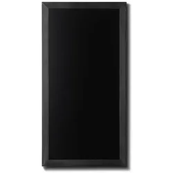 SHOWDOWN Displays Showdown Kreidetafel Natura mit flachem Rahmen - 56x100cm - Holz - Schwarz