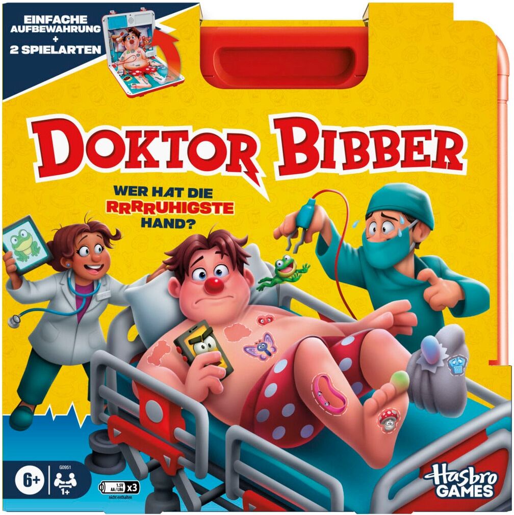 Spiel HASBRO "Doktor Bibber", bunt, Spiele, Kinder, Spiel