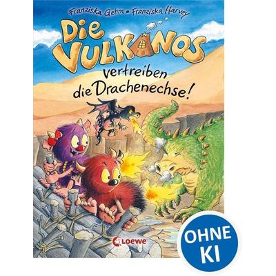 Die Vulkanos vertreiben die Drachenechse! (Band 8), Gebundene Ausgabe von Franziska Gehm, Loewe, 978-3-7855-8418-7