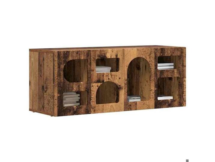 NEW MEUBLE HI-FI - Marron - Armoire TV - Meuble TV - pour maison - Bois ancien 100x35x40cm Bois d'ingénierie_2999