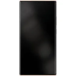 Samsung Display für Galaxy Note 20 Ultra Soft OLED mit Rahmen Vormontiert (Display), Mobilgerät Ersatzteile, Braun, Kupfer