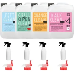 ivb broecker Starter Set 4x 5l inkl. Zubehör (gebrauchsfertig), komplettes Reiniger-Paket