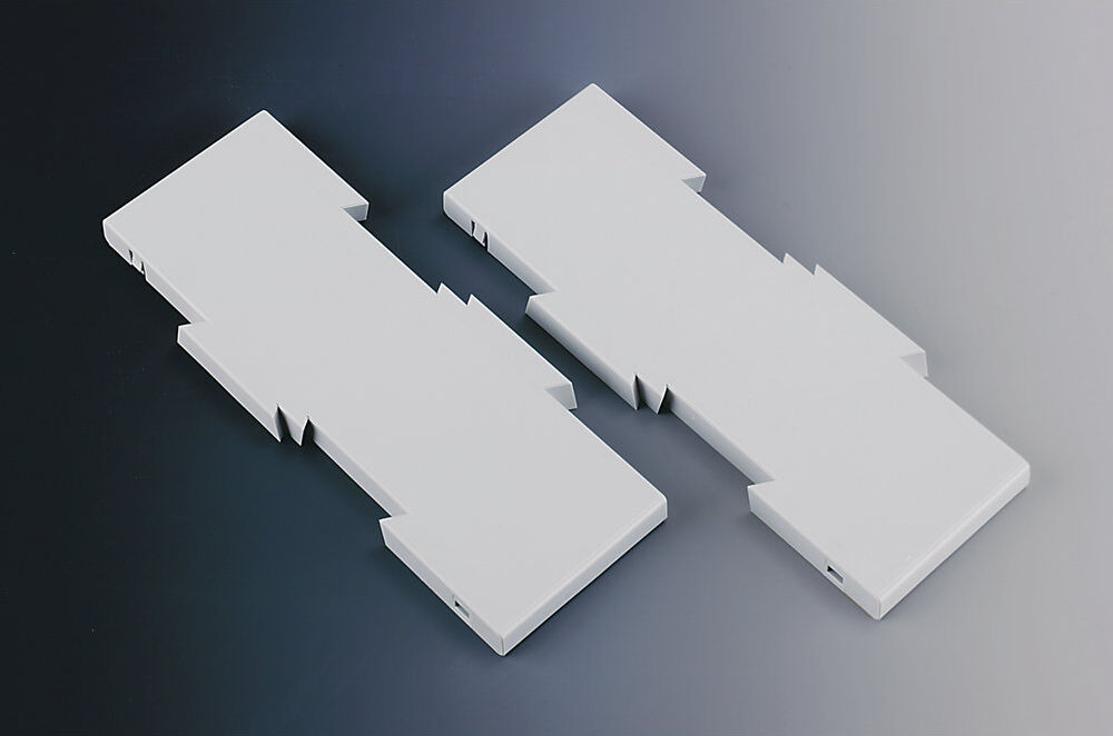 kaiserkraft Erweiterungsset, zur Vergrößerung der Tragplatte auf 347 x 260 mm, lichtgrau