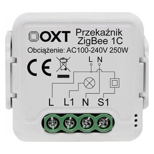 OXT Mini Przekaźnik 1 Obwód ZigBee TUYA (Schaltaktor) (42949240)