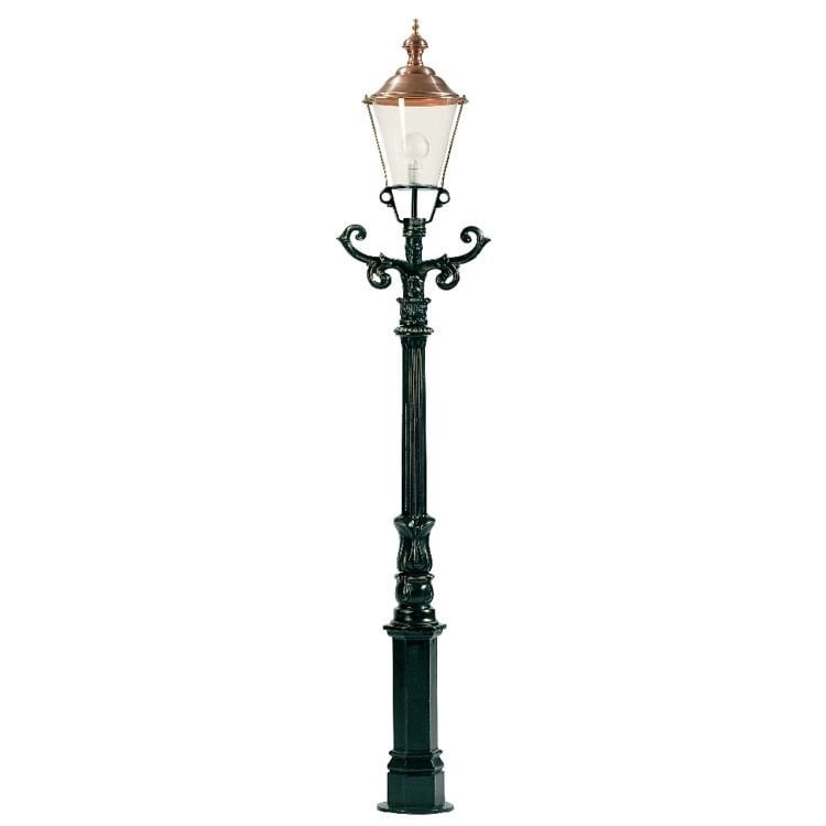 Nostalgische tuinlantaarn De Zaan zwart KS Verlichting