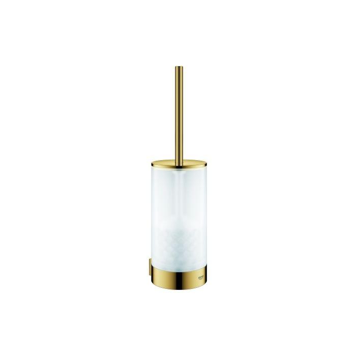 Grohe Selection WC-Bürstengarnitur 41076GL0 cool sunrise, Glas, Wandmontage, verdeckte Befestigung