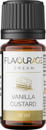 Flavourage Vanilla Custard Aroma Concentrato 10ml Crema Vaniglia