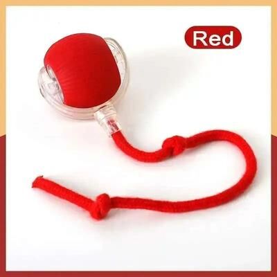 Uplift Treasures Speedy Tail 2.0 Interactive Rolling Cat Toy Ball style2 Red
