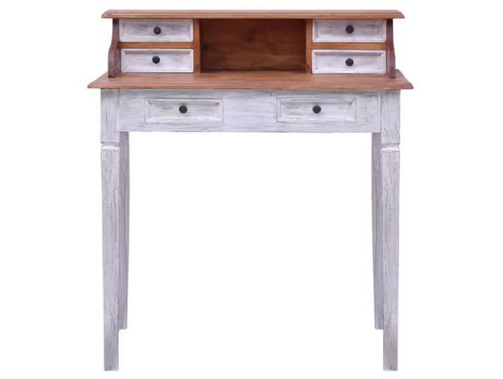 XID Bureau avec tiroirs 90x50x101 cm Bois de récupération solide 2