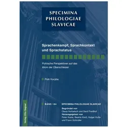 Sprachenkampf, Sprachkontakt und Sprachstatus, Fachbücher von Piotr Kocyba