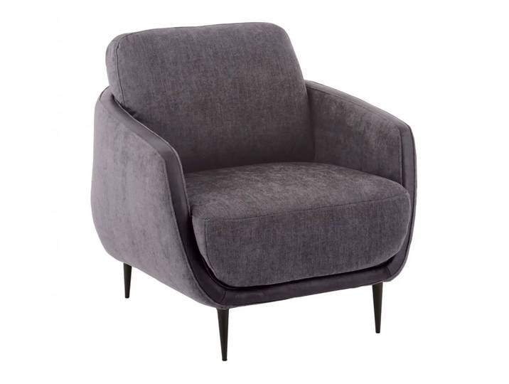 Sessel Lima Basic Candy / Farbe: Steel / Material: Stoff Basic