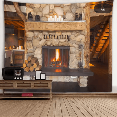 Inspire Picks 3D Window Scenery Tapestry Nature Wall Mural Background Decor 21 230x150cm