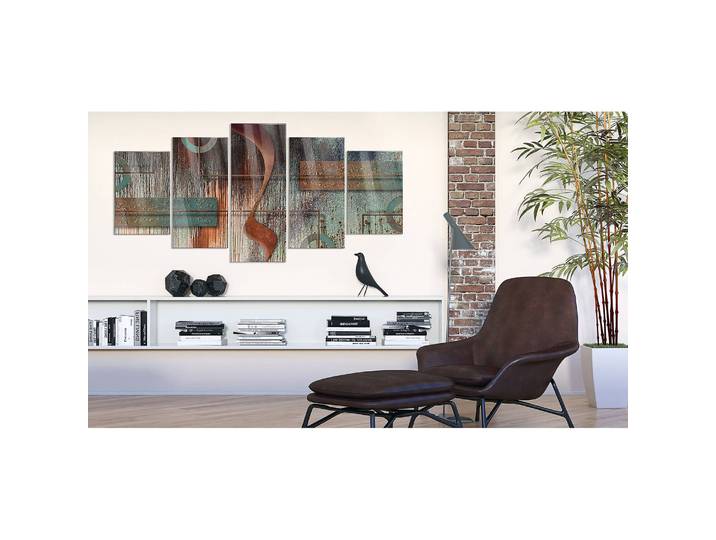 Tableau déco plexiglas Abstract Melody Plexiglas Multicolore 200 x 100cm