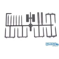 Scaletrucks 11x Rungen für Holztransporte schwarz ST-0511