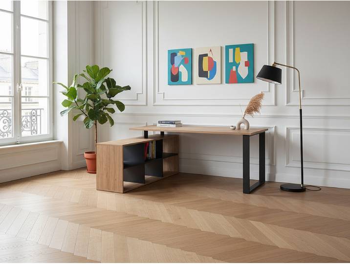 Bureau avec angle réversible COLOGNE