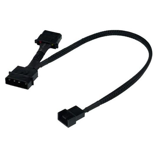 Phobya Adapter 4Pin Molex (30 cm, 4 pin Molex, 4 pin PWM) (81118)