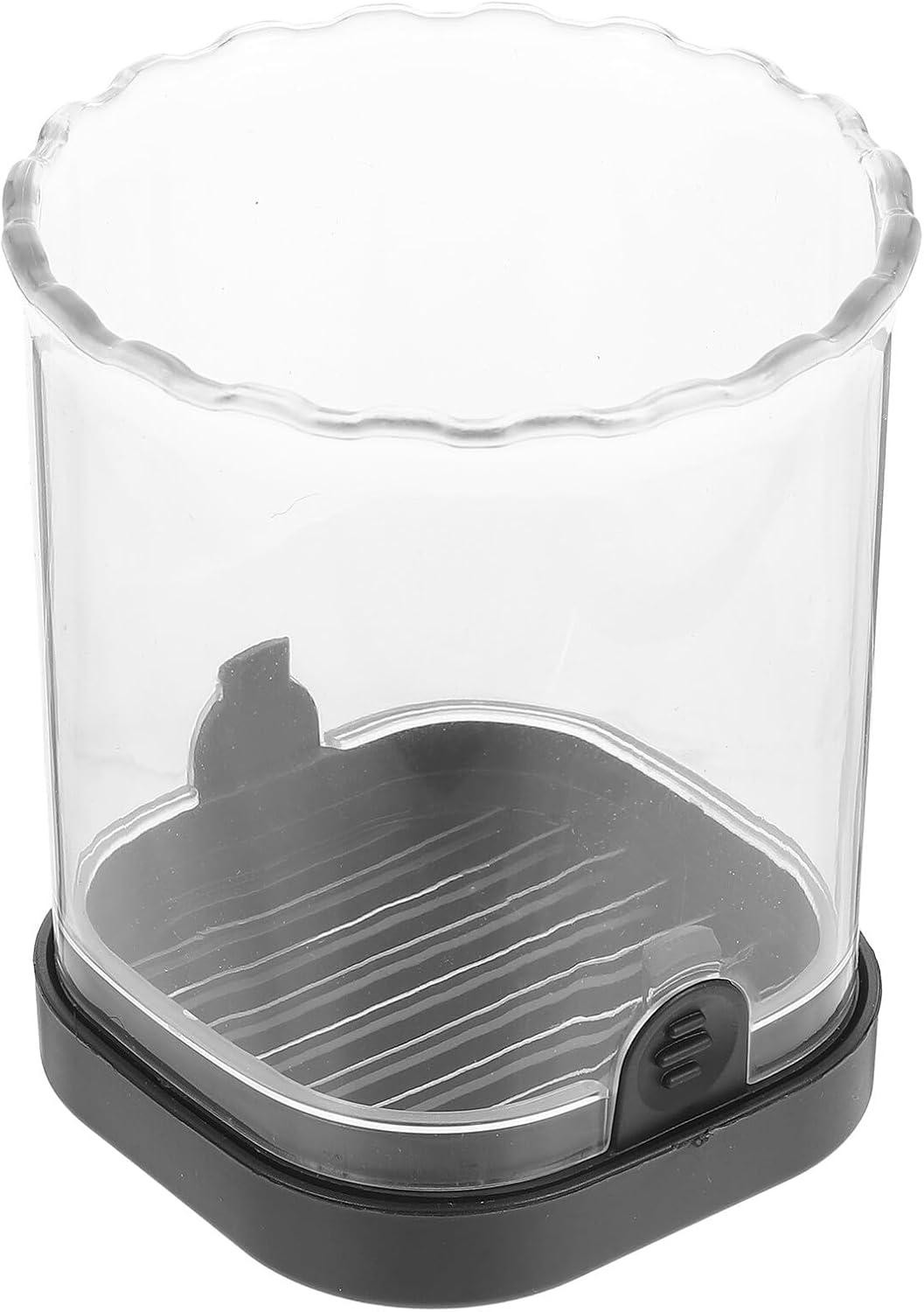Transparante plastic kleine emmer