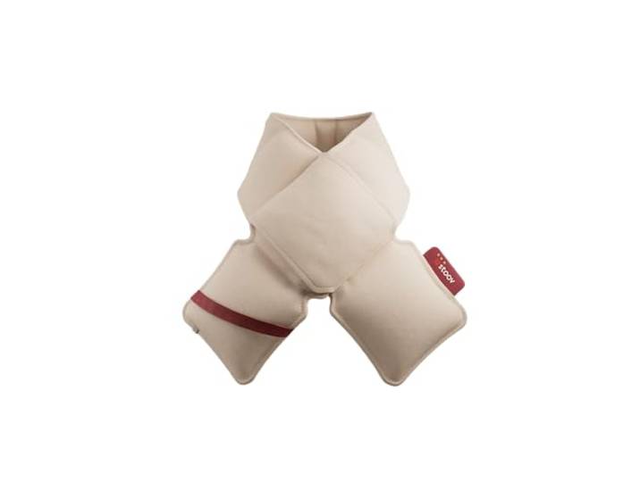 Stoov Kokoon³ - Wärmeschal - Kabellose Wärme - Soft Beige Infrarot-Technologie - Wiederaufladbare Wärmekissen für Nacken und Schultern - Mit automatischer Abschaltung - 20 x 140 cm -