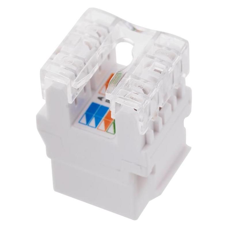 Avizio MKN-U5-1 - RJ45 - Weiss - Weiblich - Gerade - ABS Synthetik - Melamin - 2 (Keystone Modul, Netzwerk Kupplung) (MKN-U5-1)