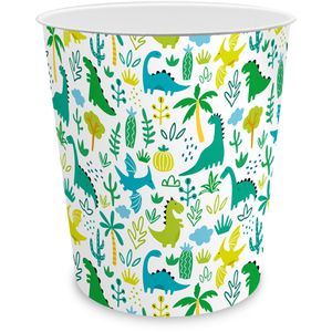 itenga Papierkorb 33106449, Dinosaurier, rund, aus Kunststoff, 11 Liter