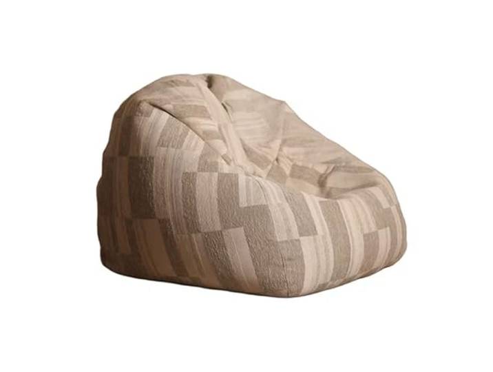 Xumh2024-3 Sitzsack Lazy Bean Bag Sofa Recliner Single Tatami Lounge Chair for Balkon Bodenliege(Weiß,Groß)