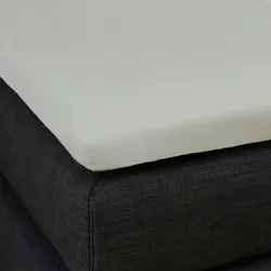 Formesse Split-Topper Spannbetttuch La Piccola Duo 1 160x200 cm | zement - grau