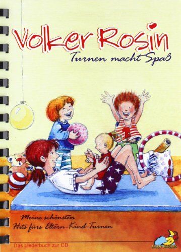 Volker Rosin - Turnen macht Spaß: Das Liederbuch zur CD. 16 neue Kinderhits fürs Eltern-Kind-Turnen - Preis vom 09.10.2026 07:28:09 h
