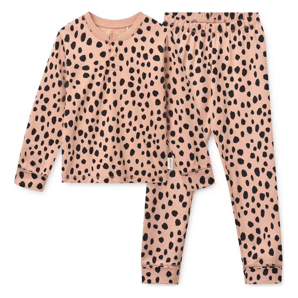 Liewood Wilhelm Grow Printed Pyjamas Set leo spot / pale tuscany (2973) 122/128 LW20982-2973-122/128-CU