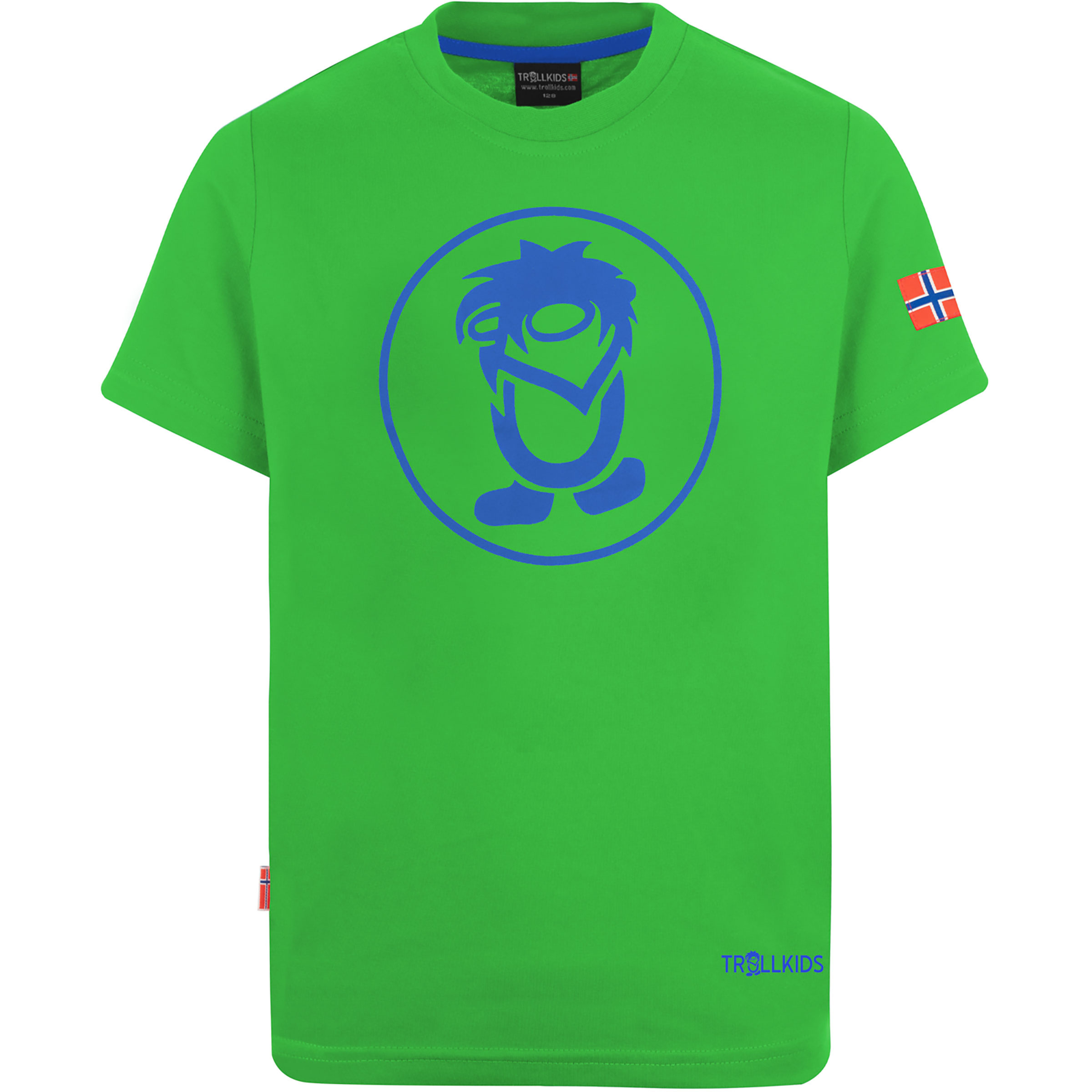 Trollkids Troll Kinder T-Shirts gruen Größe 104 Lifestyle Atmungsaktiv