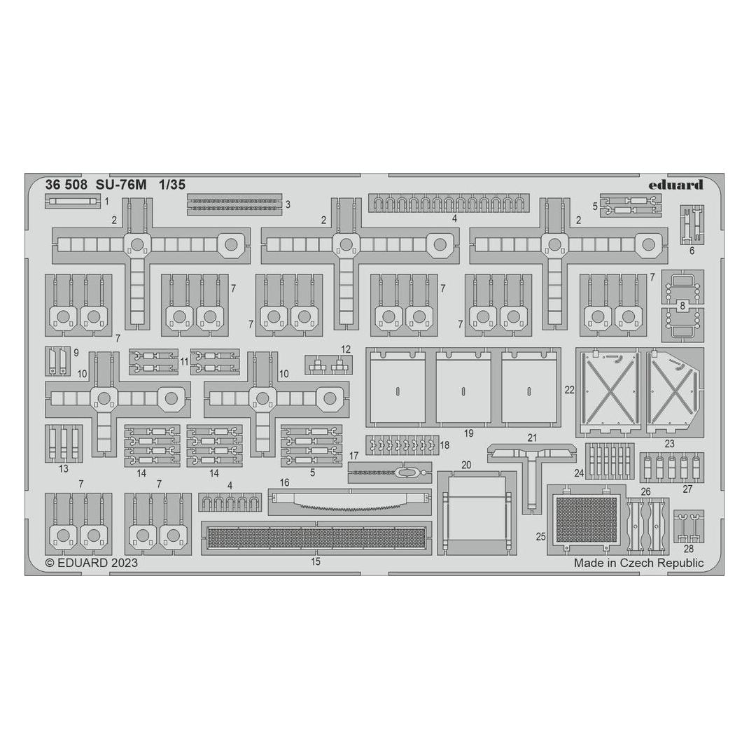Eduard SU-76M 1/35 ZVEZDA (36508)