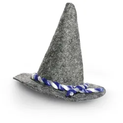 Oktoberfest Mini Haarclip Hut blau