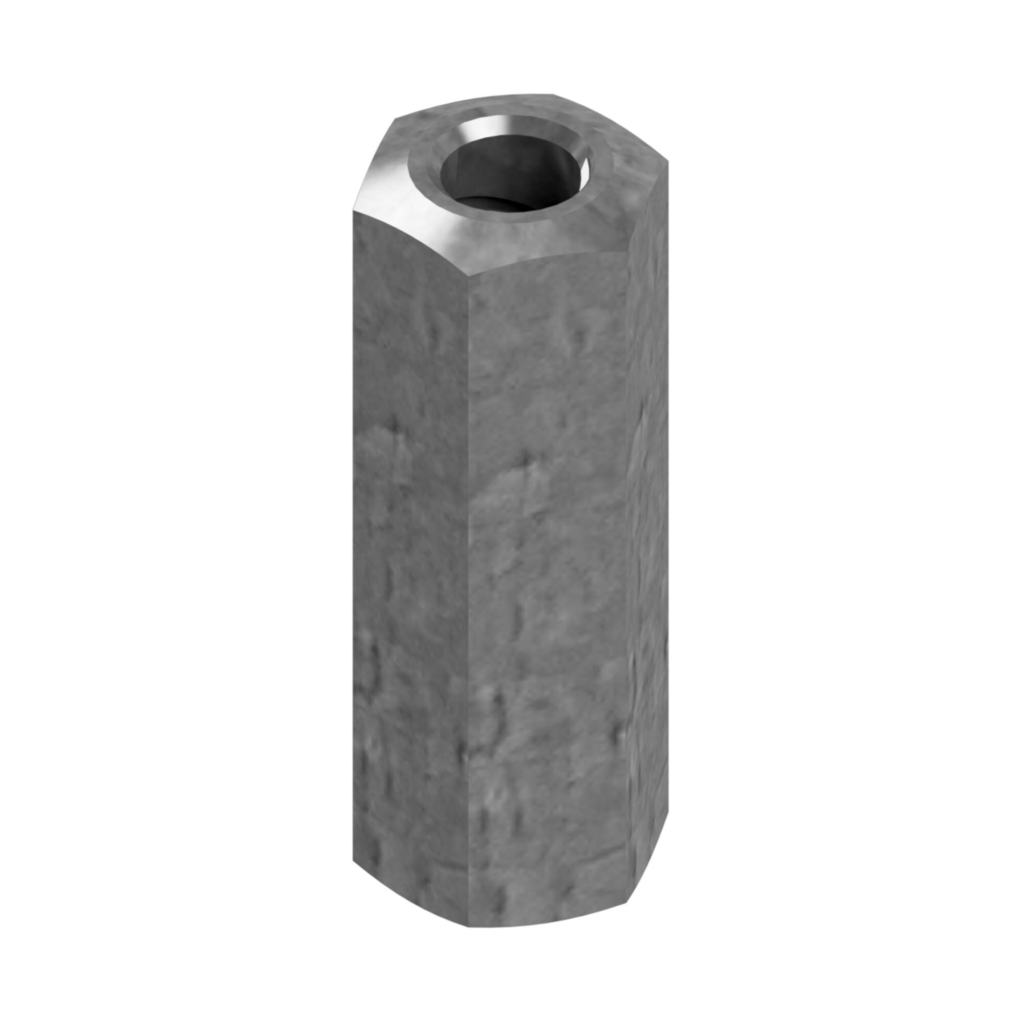 Schake Sechskantmuttern SW30, Länge: 90 mm (11307)