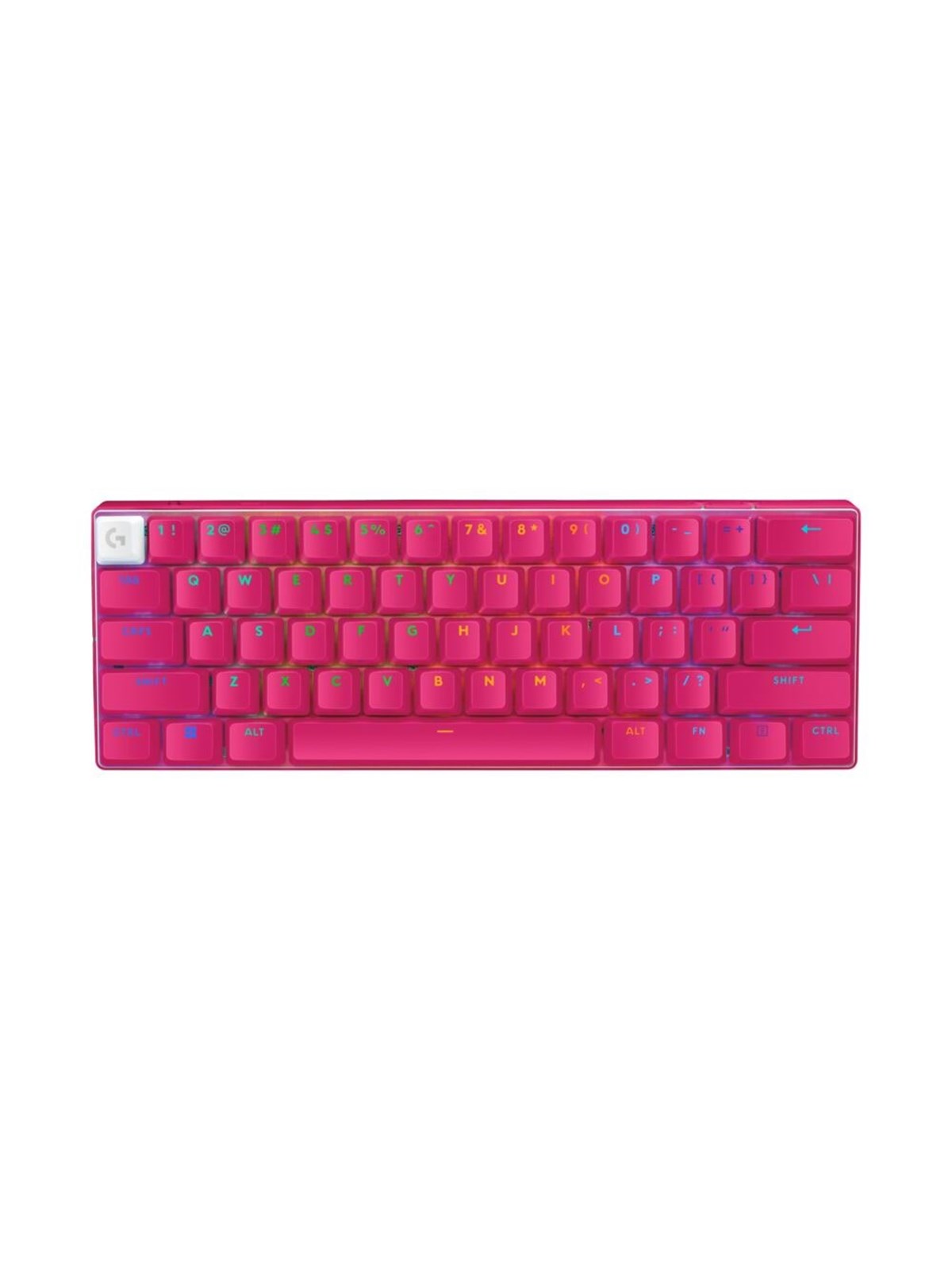 Logitech G PRO X 60 LIGHTSPEED - Gaming Tastatur (TKL) - Englisch (US) - Pink