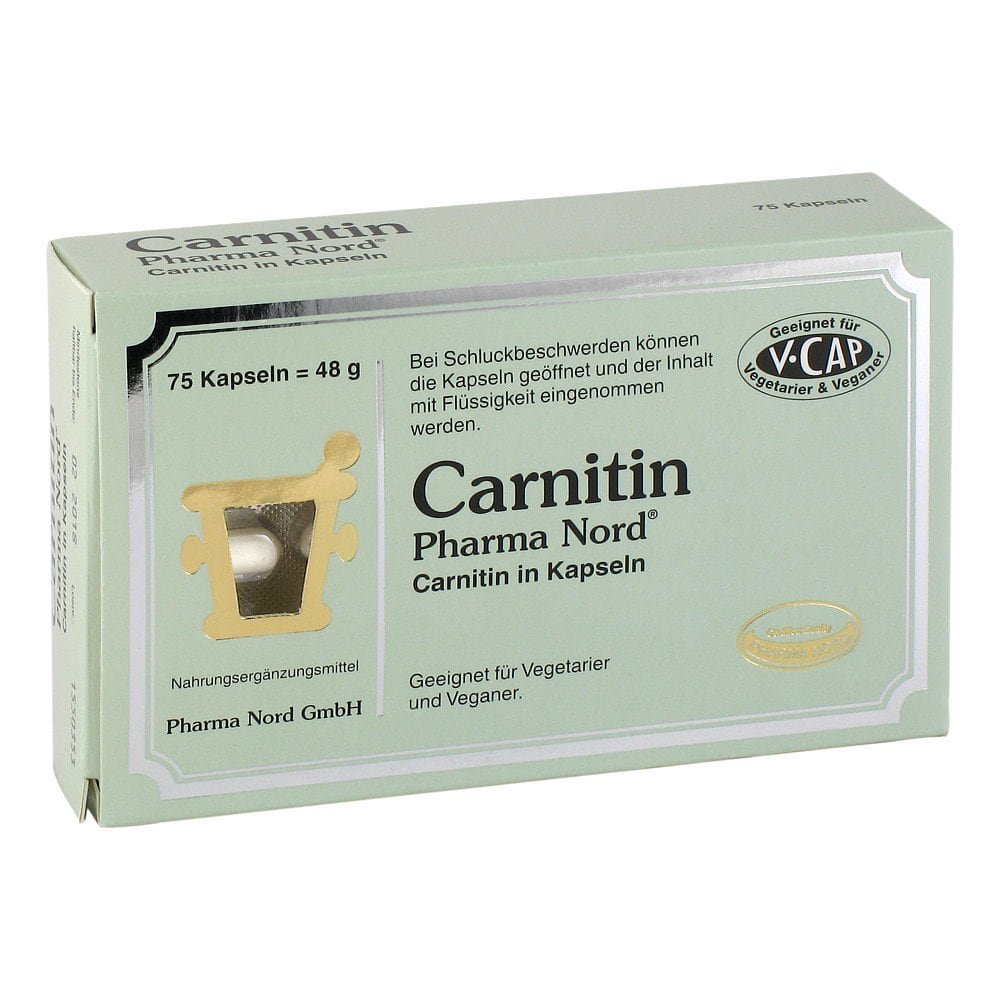 Pharma Nord Vertriebs GmbH Carnitin Pharma Nord Kapseln 10762001