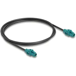 Delock Kabel HDMTD Z single Buchse zu HDMTD Z single Buchse 1m, Videokabel, Schwarz