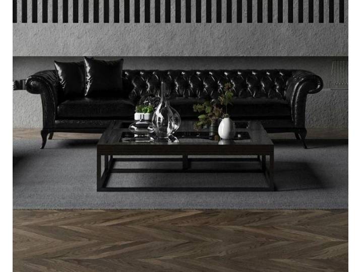 Xlmoebel Sofa XLMOEBEL Kunstleder-Sofa in Schwarz mit modernem Design, Sofa 1 Teile, Made in Europa